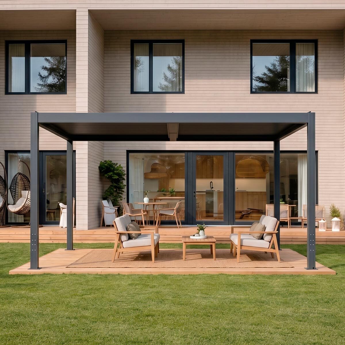 
              Fornorth Pergola Lounge 4x3m