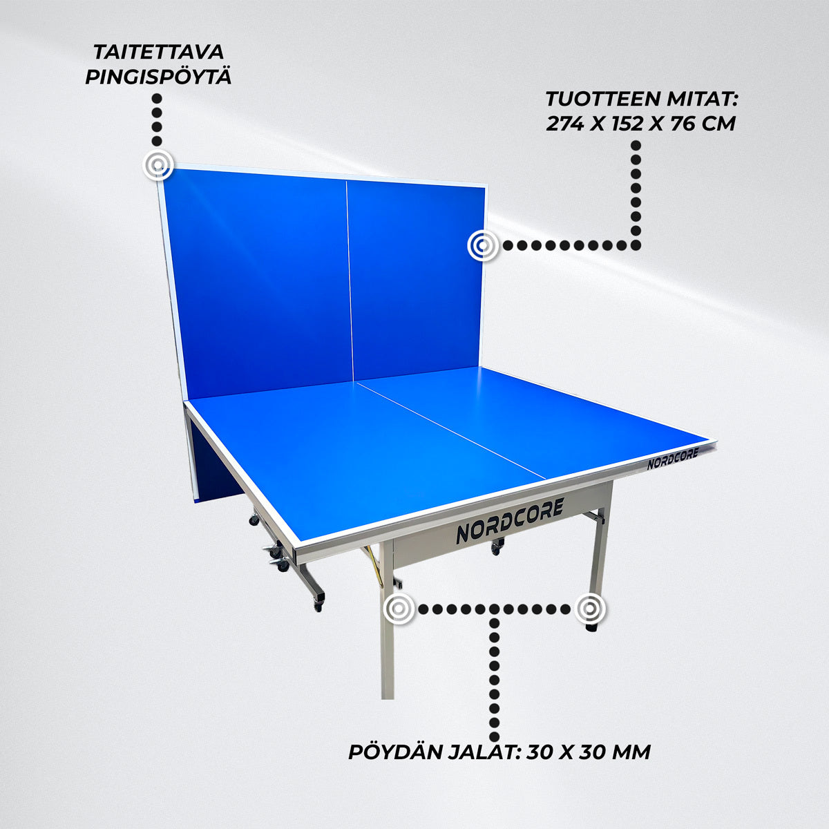 
              Nordcore Pingispöytä Outdoor Premium
