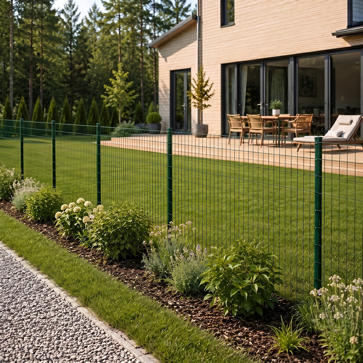 
              Fornorth Wire Fence 150cm (25m), green