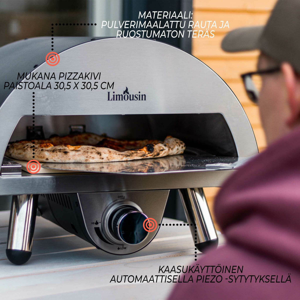 
              Limousin Pizzauuni Premium 12&quot;