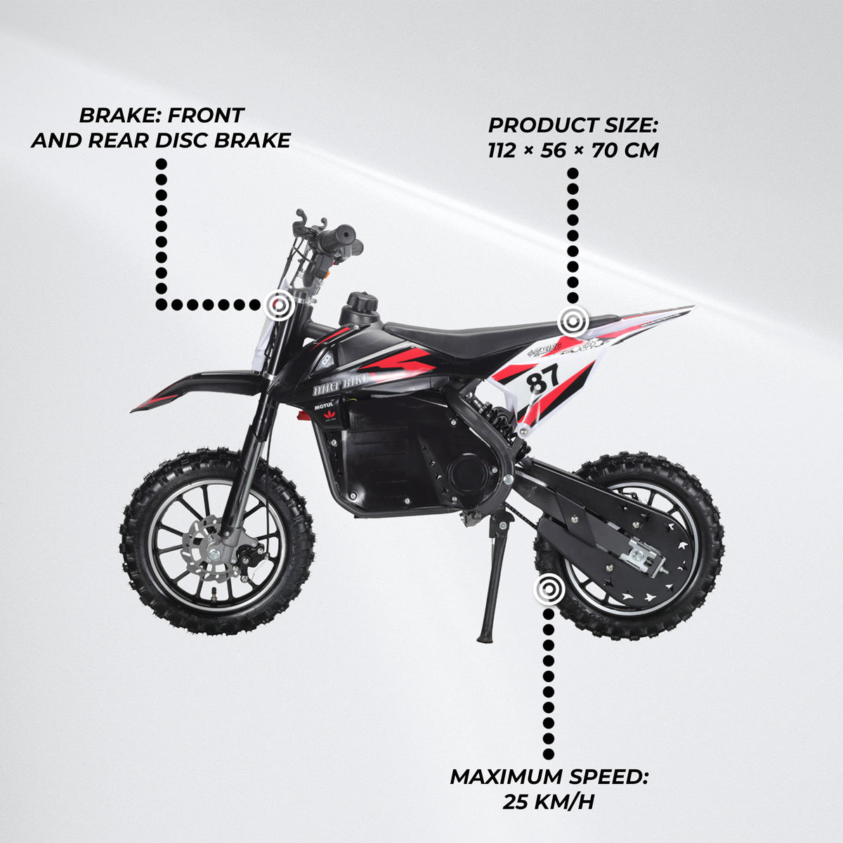 
              React Moto Cross Elettrica Seeker 800W