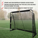 Prosport Portería de fútbol 183x122x60 Premium negra