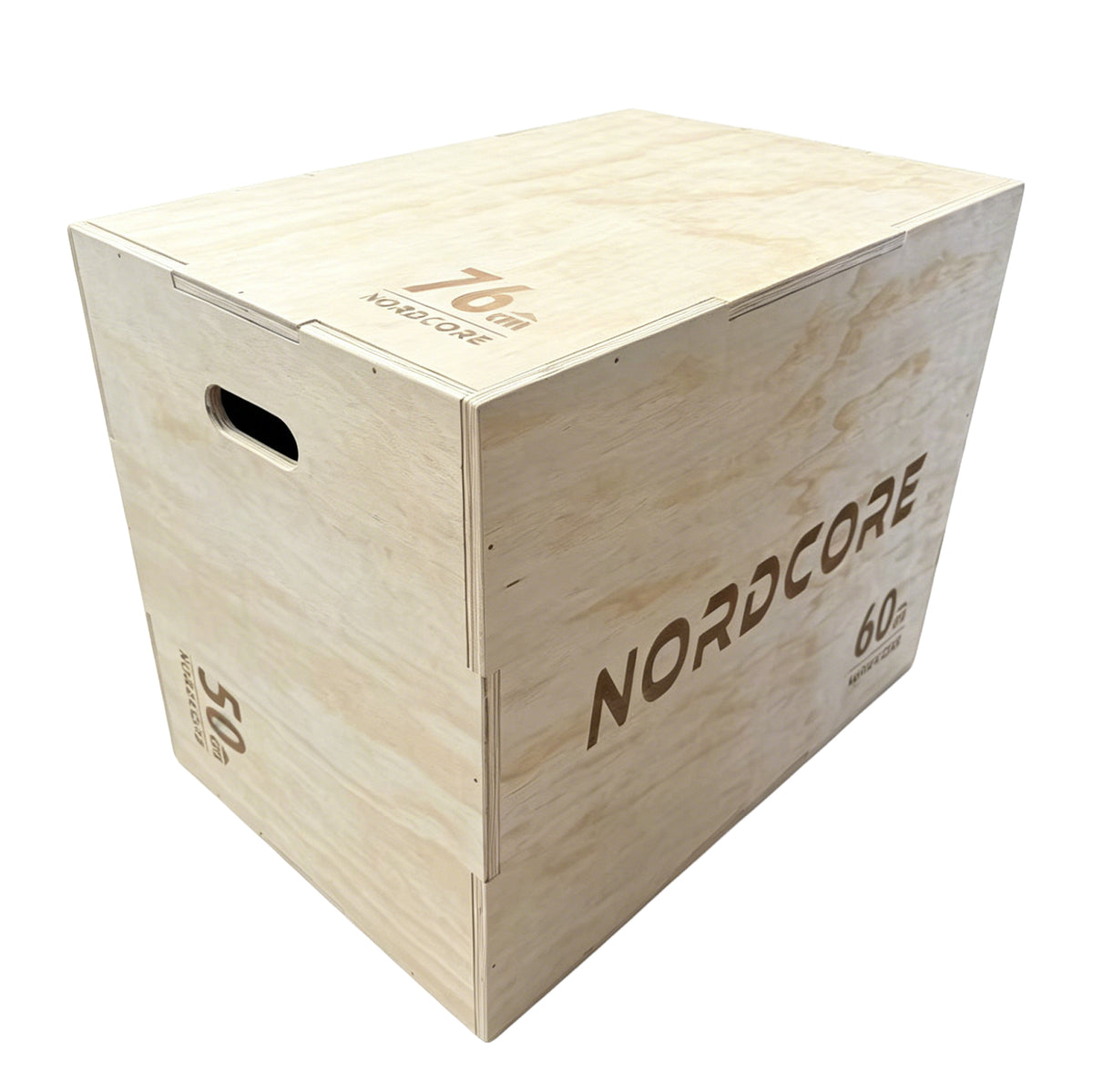 
              Nordcore Plyo Box Wooden 50X60X76CM