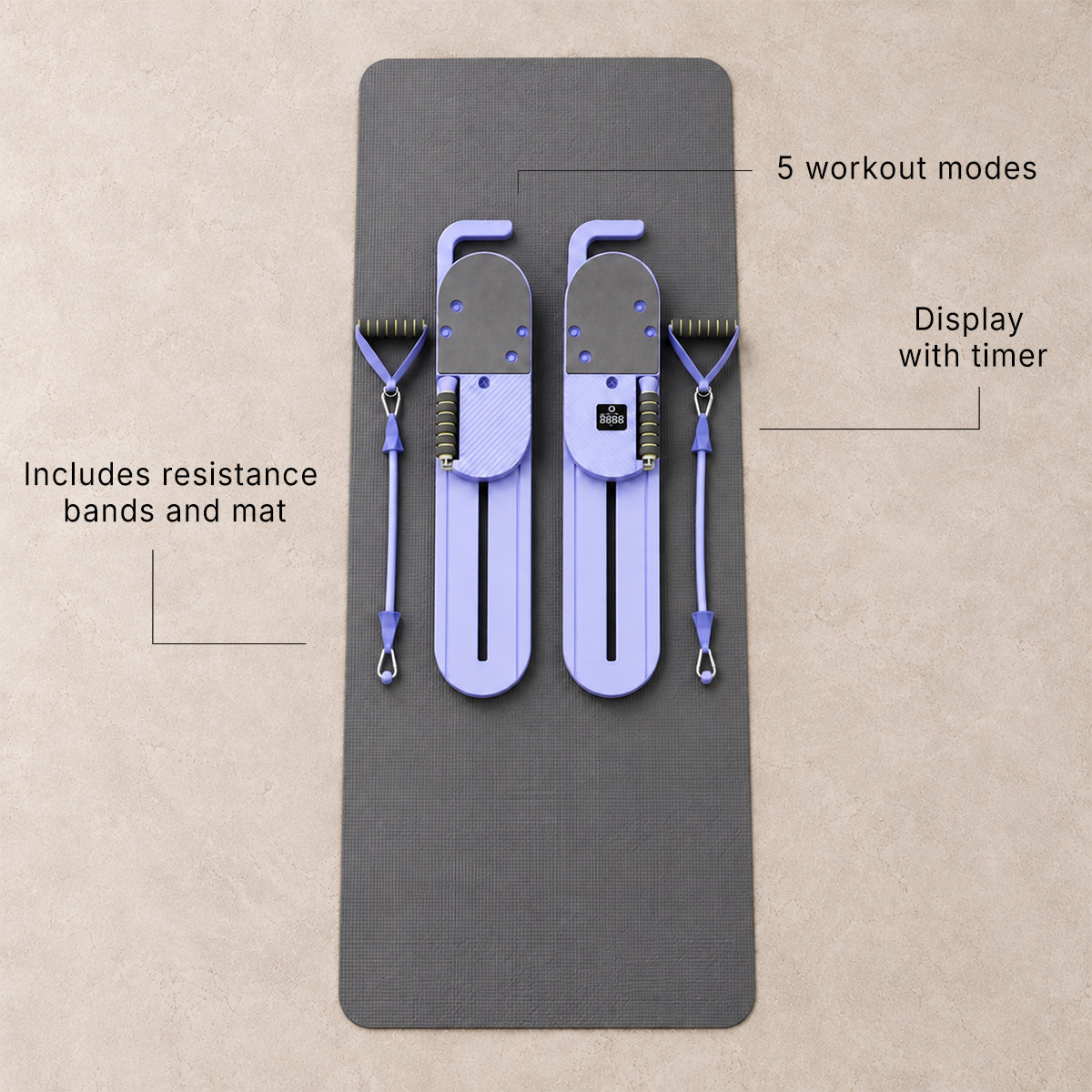 
              React Pilates Reformer Macchina Lauta 200