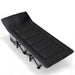 Nordcore Lit de Camp Premium, Noir-210x80x40cm - max 280kg