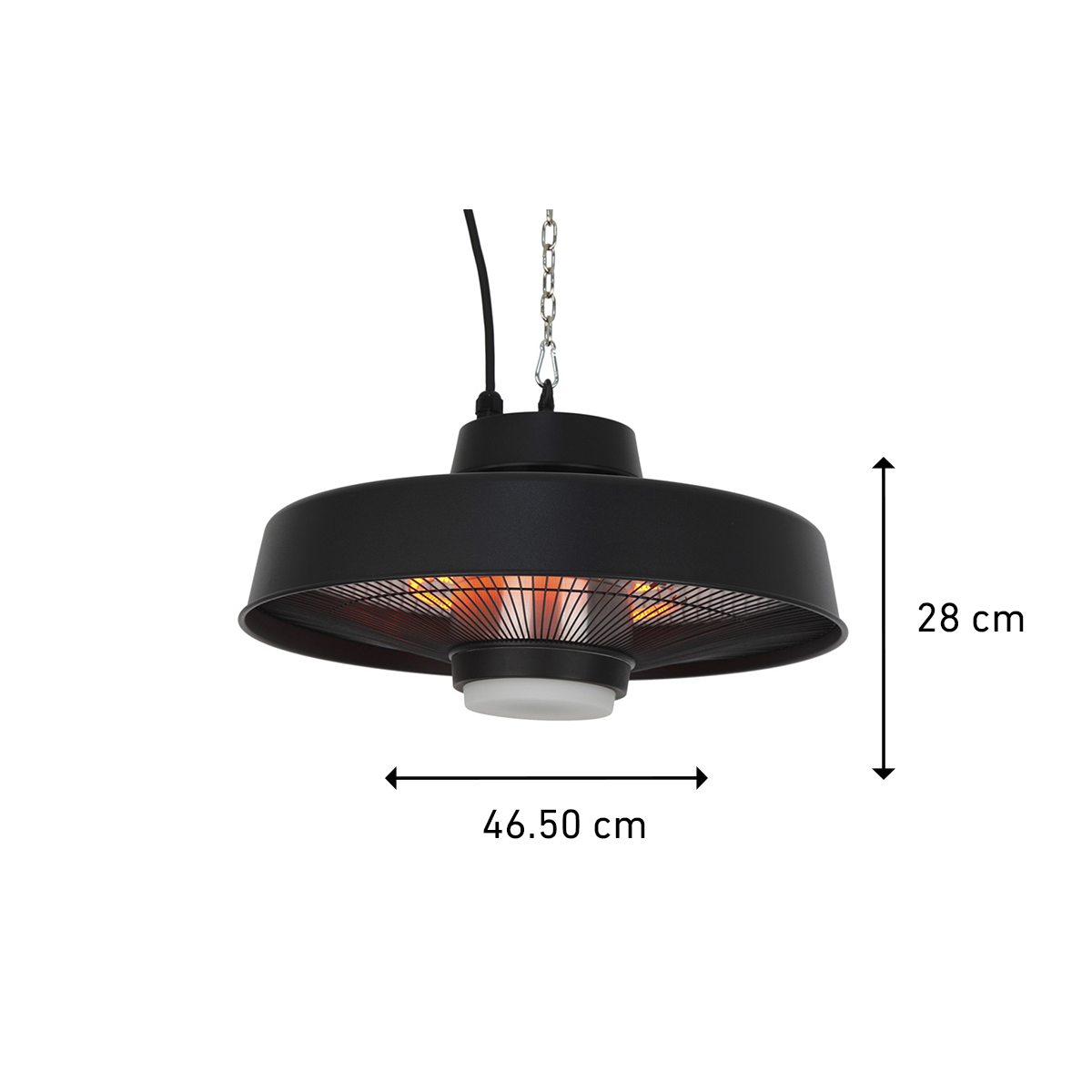 
              Fornorth Heizstrahler Terrasse Decke 2000W LED, Fernbedienung