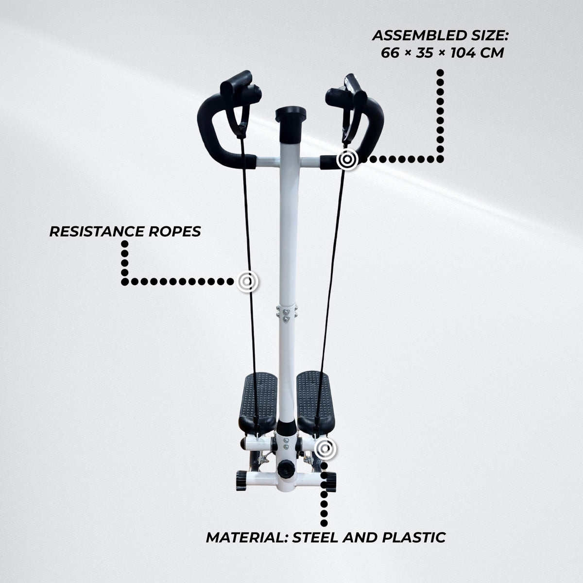 
              React mini stepper 200 con reposabrazos