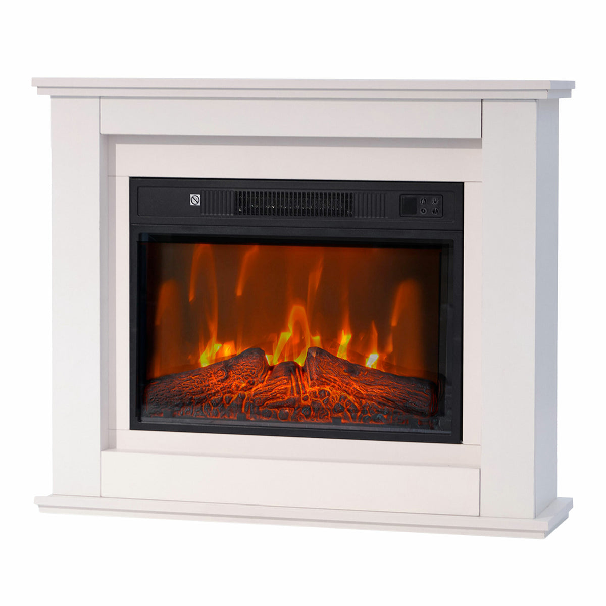 
              Lykke Elektrische haard L, 2000W, Wit