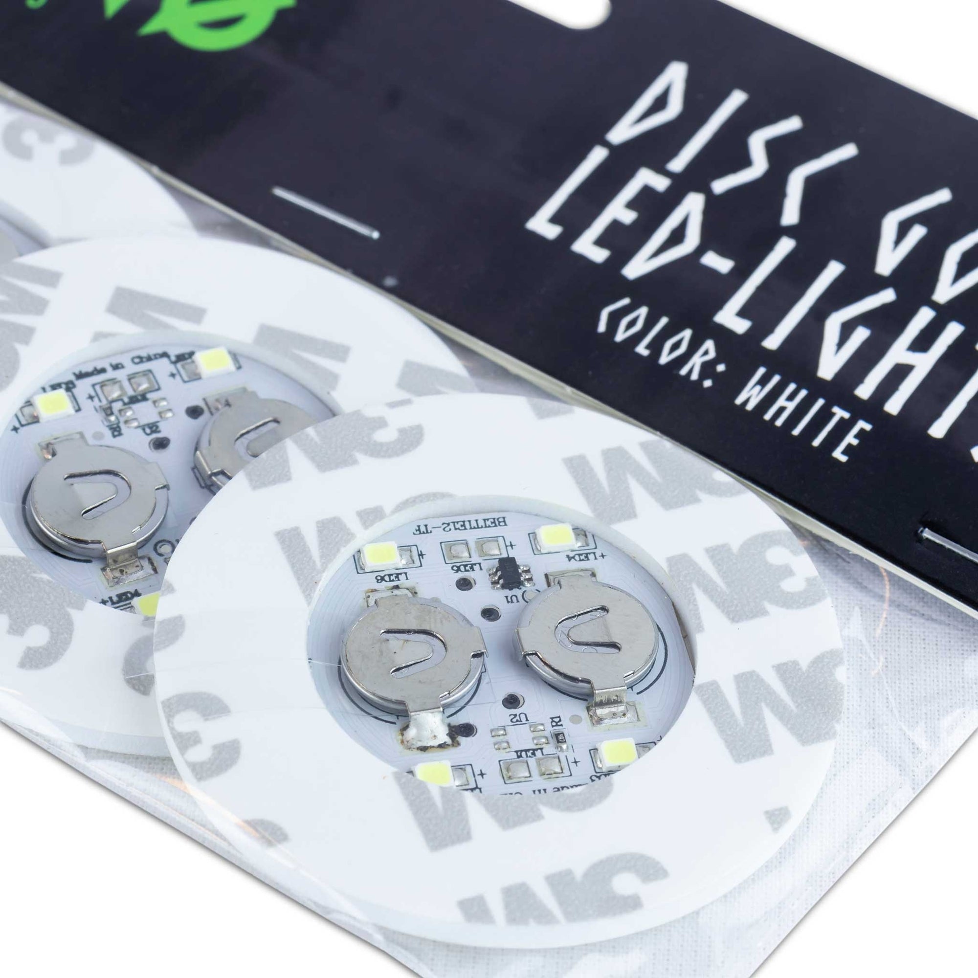 Viking Discs LED-Leuchten für Discgolf-discs, weiß (4 Stk.)
