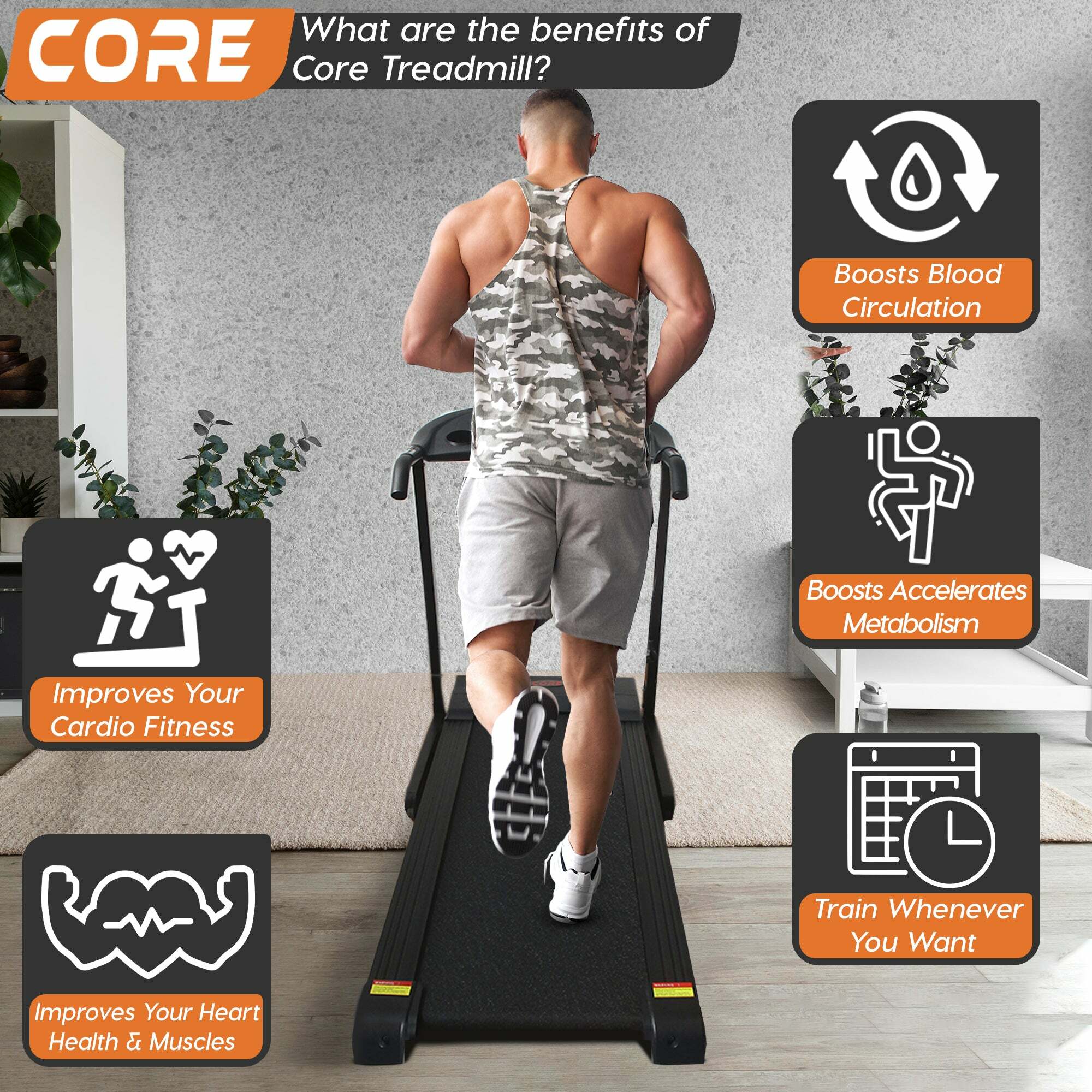 Core Treadmill, motorized