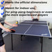 ProSport Tavolo Ping Pong Ufficiale, Pieghevole
