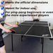 ProSport Mesa de Ping Pong Official Black Edition - Plegable