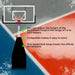 Prosport Basketball Hoop folding Pro 1.2 - 3.05m