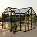 Metalcraft Greenhouse T-model, 11,2m², 4mm safety glass, black