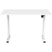 Lykke Electric Standing Desk M100, white, 140 x 70 cm