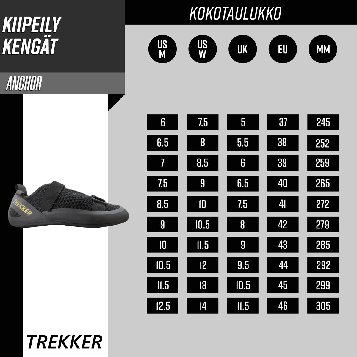 
              Trekker Kiipeilykengät Wall Anchor