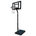 Prosport Panier de basket Junior 2,1-2,6m, Black Edition
