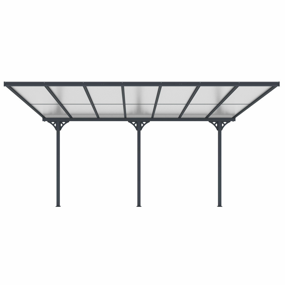 
              Fornorth Patio Cover 435x300x225-270cm