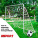 Prosport 2x Voetbaldoel Official 366 x 183 cm