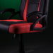 Kuura Gaming Chaise Gamer Gamer, Noir-rouge
