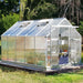 Metalcraft Greenhouse, 8,9m², 6mm honeycomb sheet and plinth