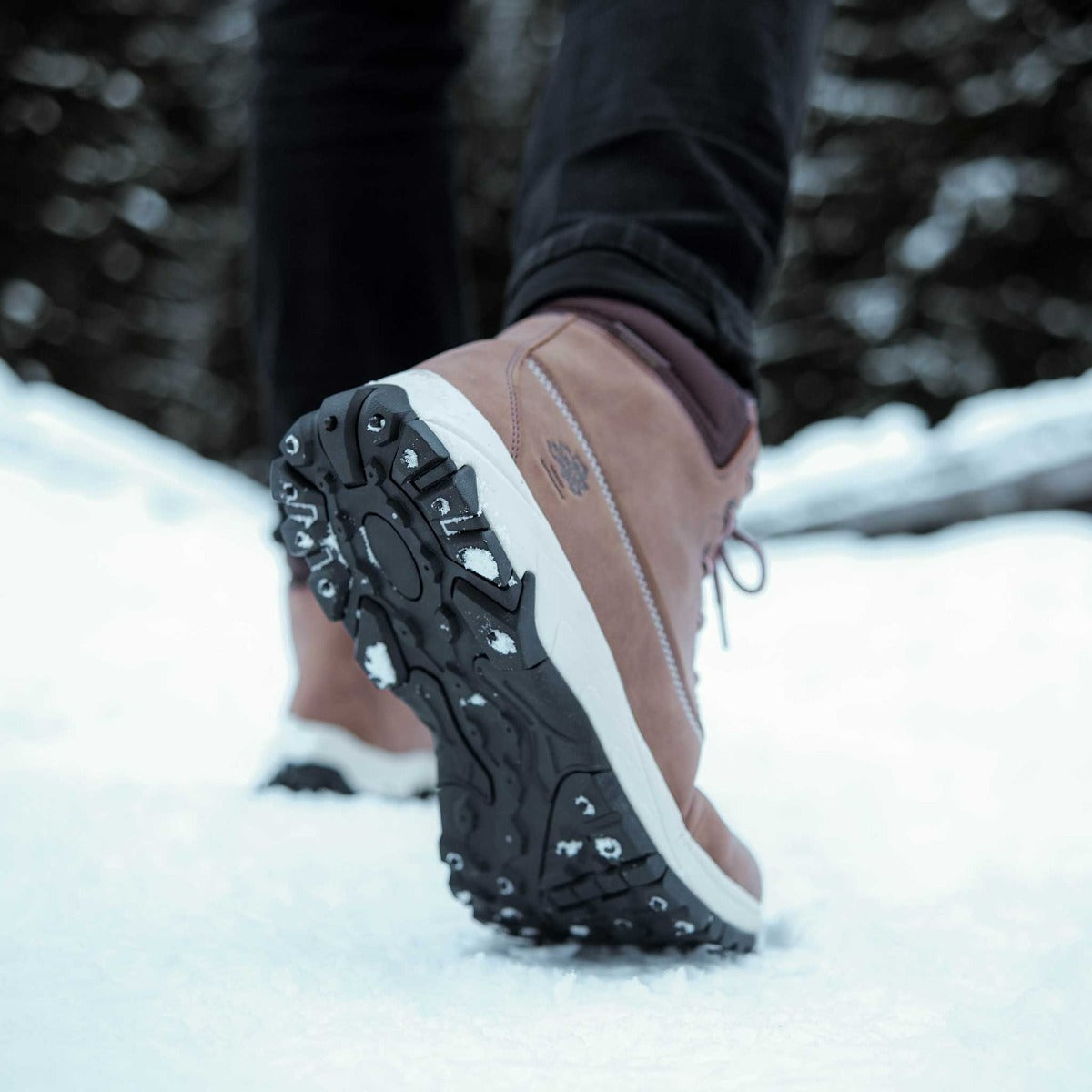 Trekker Scarpe invernali con tacchetti - Tan