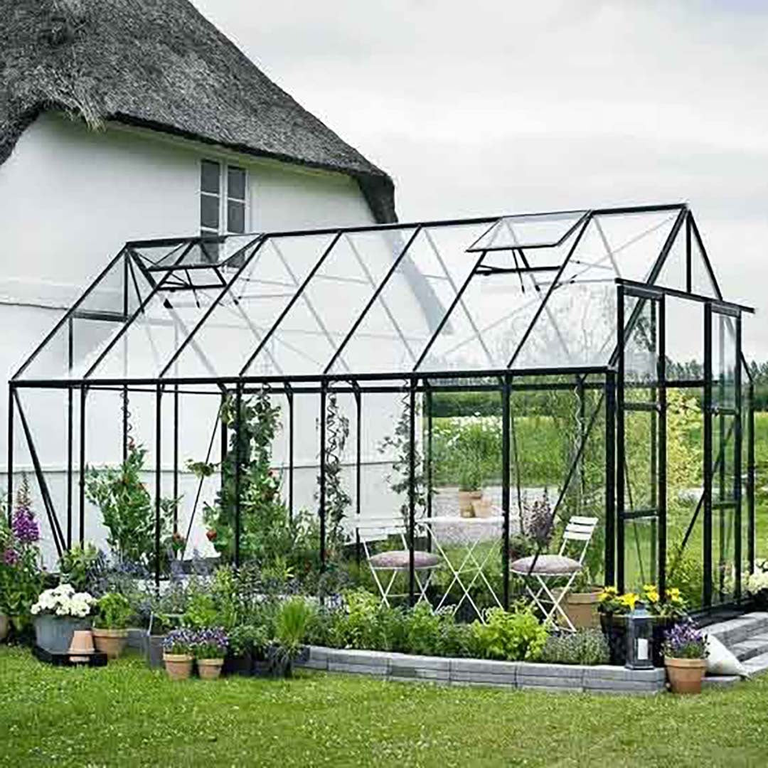 Lykke Greenhouse Hybrid 11,3m2, black