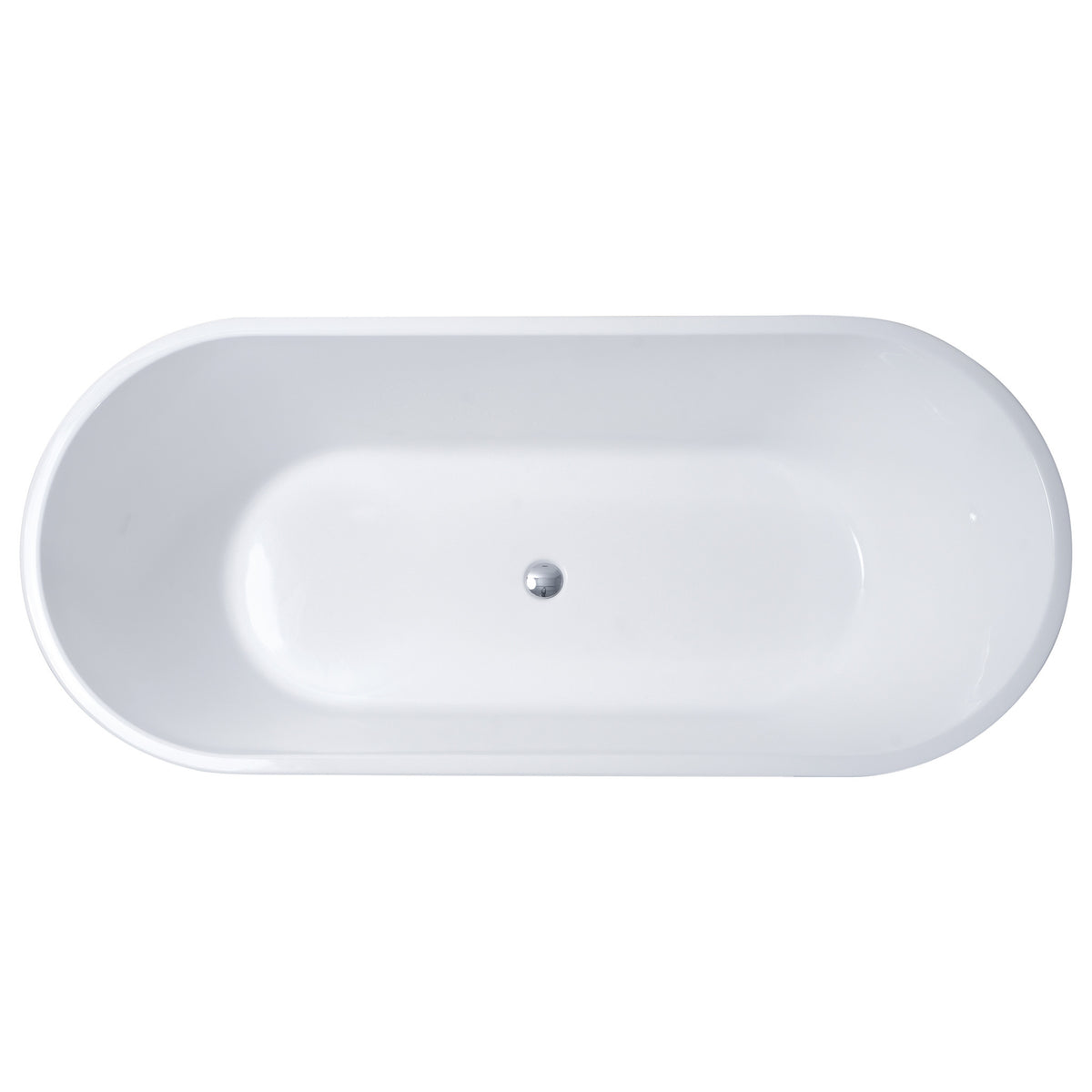 
              Lykke Badewanne Polar Deluxe 1600x750x580mm, Weiß