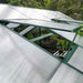 Metalcraft Drivhus, 14,4m², 4mm sikkerhedsglas, grøn