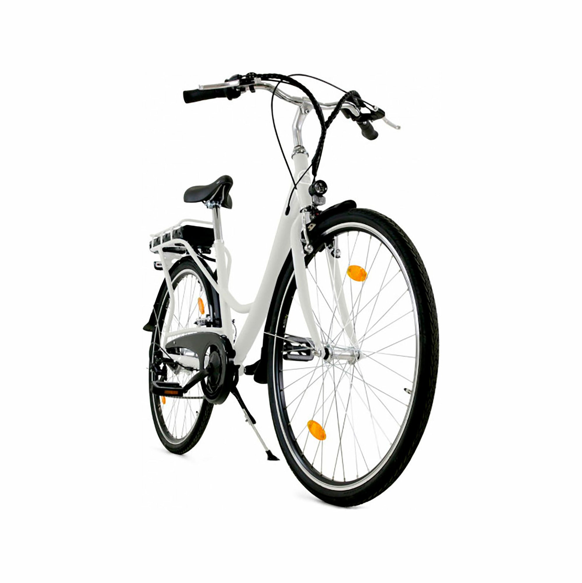 Lyfco Bicicletta elettrica Elinor 28'', bianca