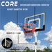 Core Canestro Junior da Basket 2,1-2,6m