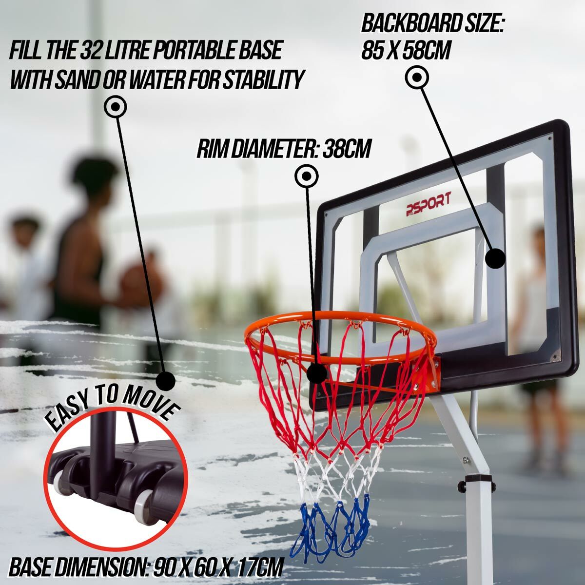 Basketball Hoop Stand Adults | Full Basketball Basket Rim | Basketball Hoop  Spring Rim - Basketball - Aliexpress
