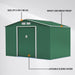 Fornorth Garden Shed, 8.84m2, green