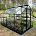 Lykke Greenhouse Glass 6,2m2, black