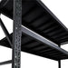 Fornorth Storage Shelf 800kg, 200x60x200cm, Black