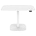 Lykke Mobile Standing Desk L200, Electric, white, 90 x 55cm