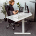 Lykke Eck Elektrisch Höhenverstellbarer Schreibtisch M100 Weiß