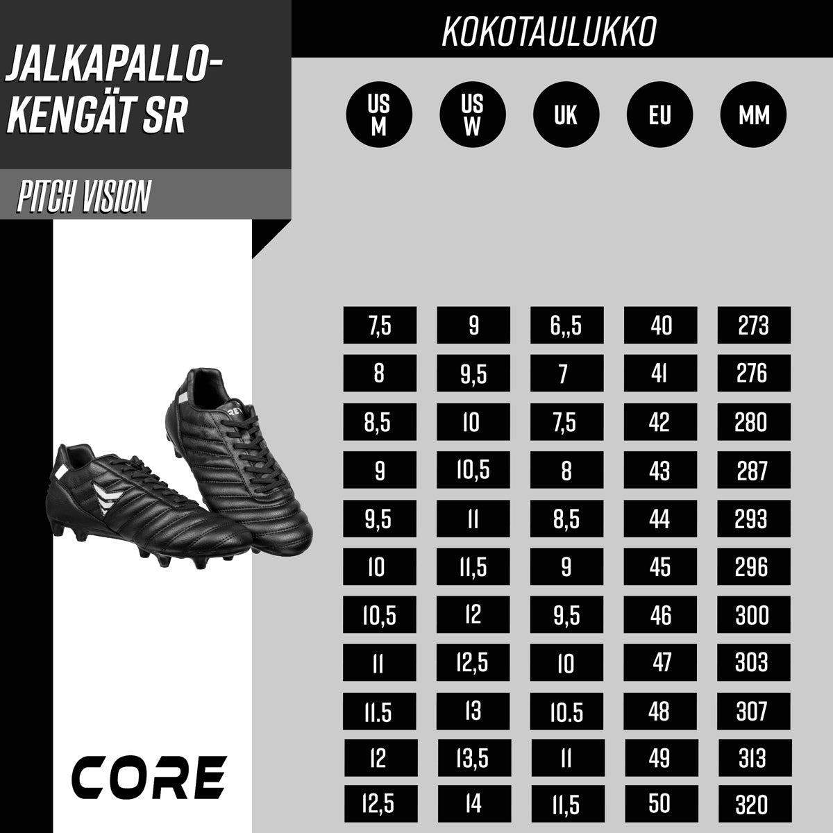 
              Core Jalkapallokengät SR Pitch Vision