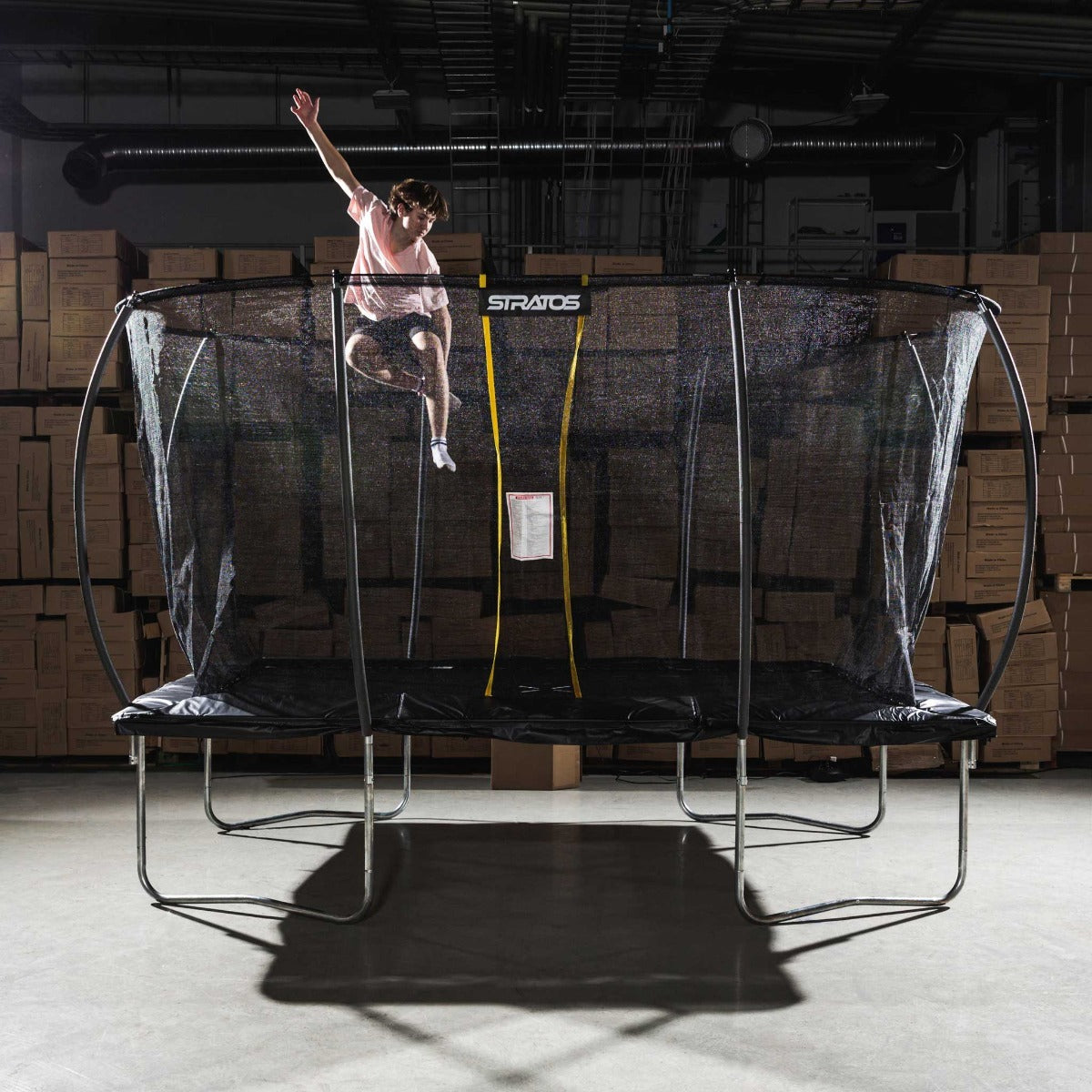 Stratos Firkantet trampolin 244X366 cm