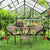 Metalcraft Serre de jardin, 9,6m², verre de sécurité 4mm, vert