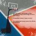 Prosport Basketball Hoop folding 2.6 - 3.05m