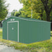 Fornorth Garden Shed, 10.85m2, green