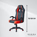 Kuura Gaming Gaming Chair Gamer, black-red