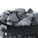 Vasta Saunakachel elektrisch Ignite 8kw, aparte regeling, 7-12m3, zwart staal