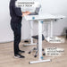 Lykke Electric Standing Desk M200, white, 140 x 70cm