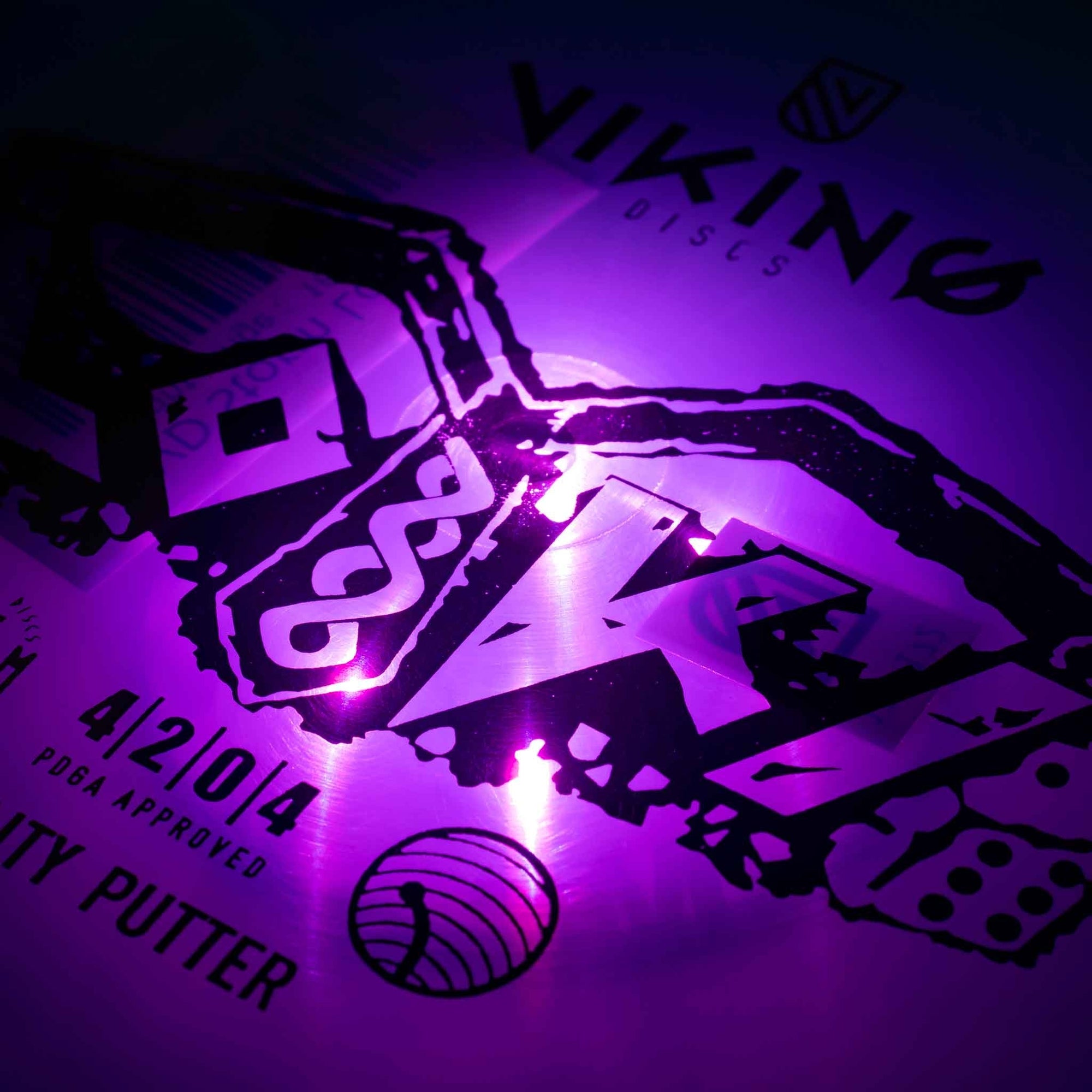 Viking Discs Luces LED para discos, color (4pz)