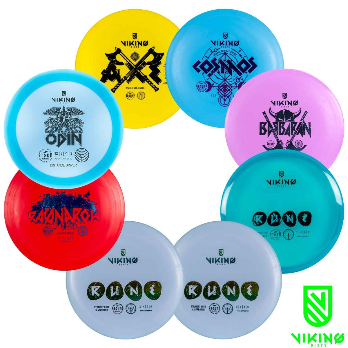 
              Viking Discs Starter Set (8 dischi)