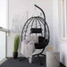 Lykke Hanging Egg Chair, black