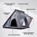 Trekker Rooftop Tent Voyager M, Grey