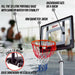 Prosport 2x Canestro da basket Junior 2,1-2,6m